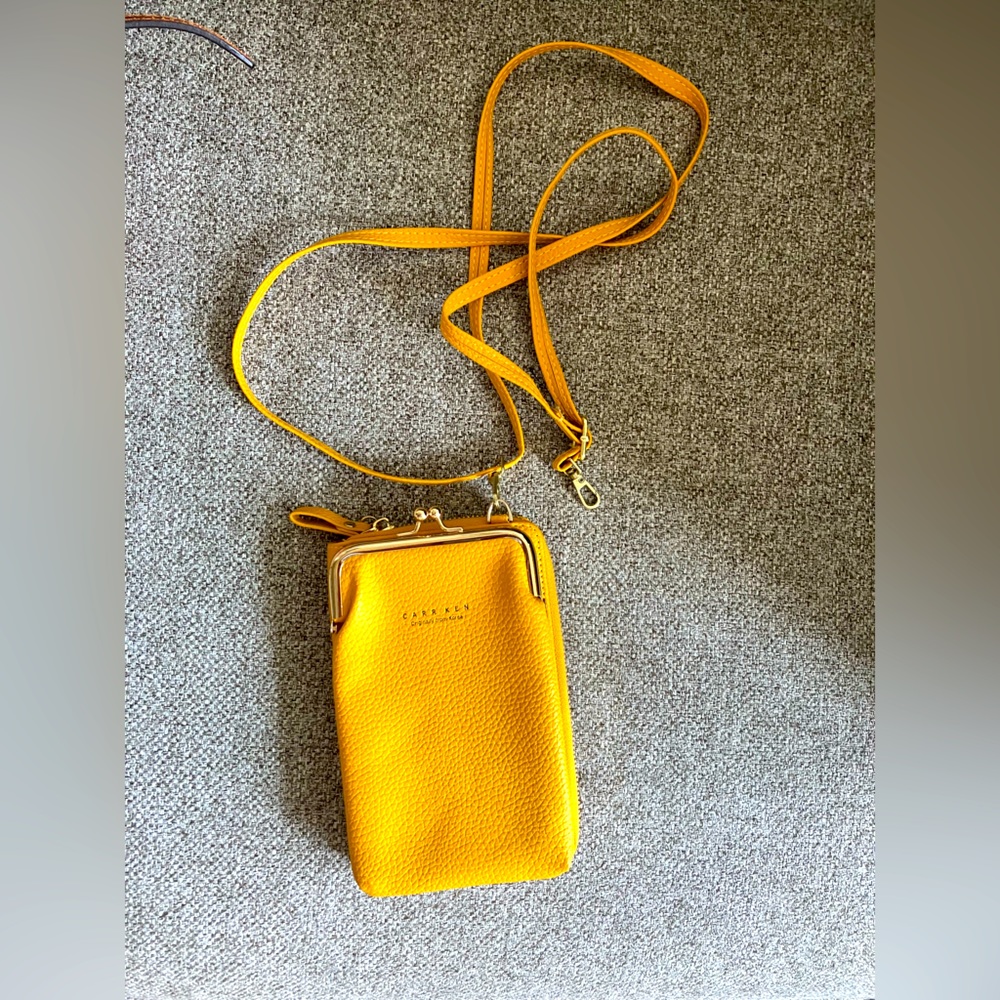 Carr Ken Handmade The Chic Leather Shoulder Bag Yellow